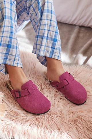 Clogs Rosso Fuchsia