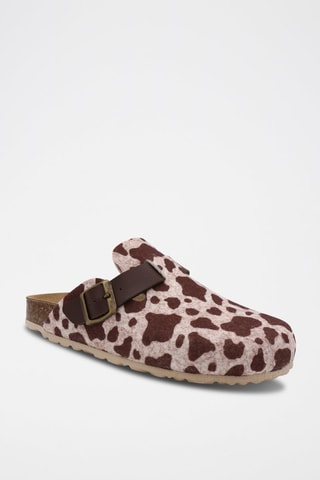 Clogs Rosso 
Ecru en Bruin