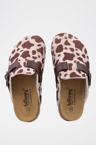 Clogs Rosso 
Ecru en Bruin