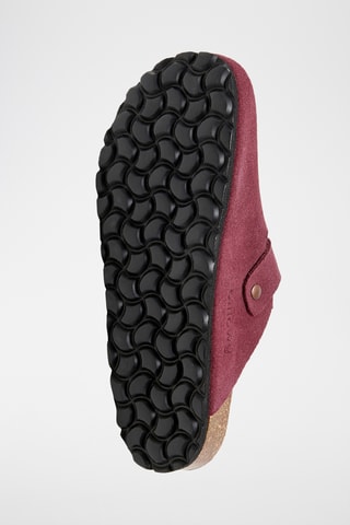 Nubuck Clogs Zueco - Bordeauxrood