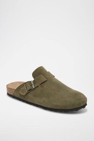 Nubuck Clogs Zueco - Groen