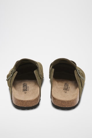 Nubuck Clogs Zueco - Groen