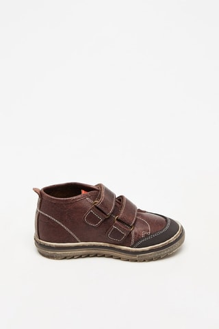 Leren Sneakers Bordeauxrood