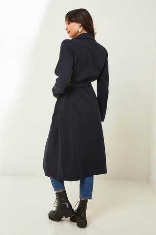 Lange Jas Marineblauw