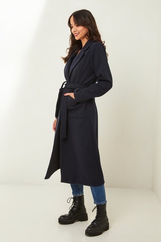 Lange Jas Marineblauw