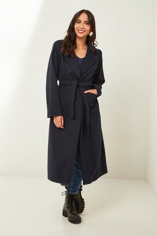 Lange Jas Marineblauw