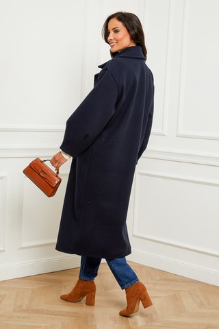 Lange Jas Marineblauw