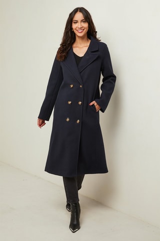 Lange Jas Marineblauw