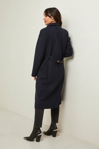 Lange Jas Marineblauw