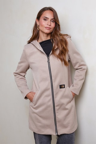 Jas met Capuchon - Camel