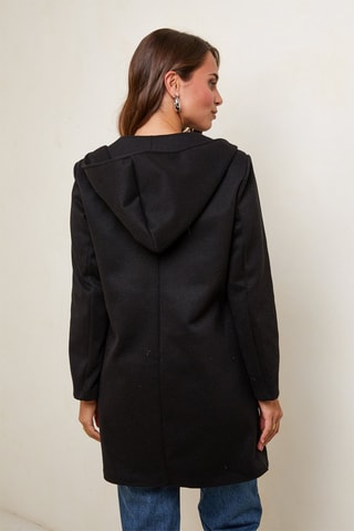 Jas met Capuchon - Zwart