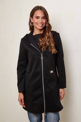 Jas met Capuchon - Zwart