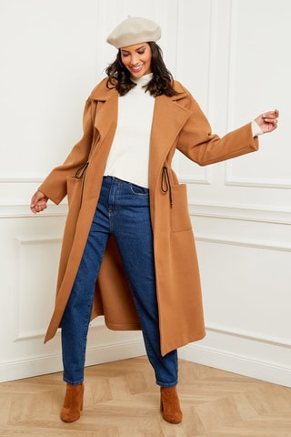 Lange Jas Camel