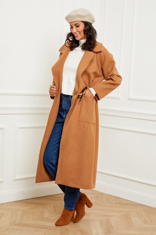 Lange Jas Camel