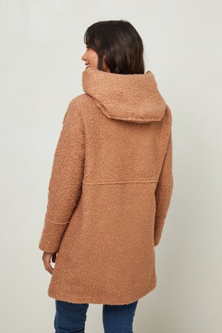 Jas met Capuchon Camel