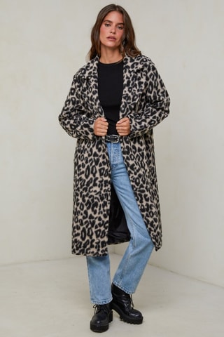 Jas - Beige en Zwart