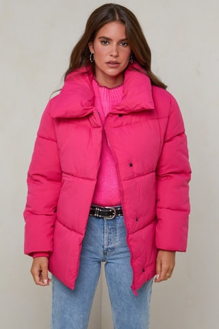 Gewatteerde Jas - Roze