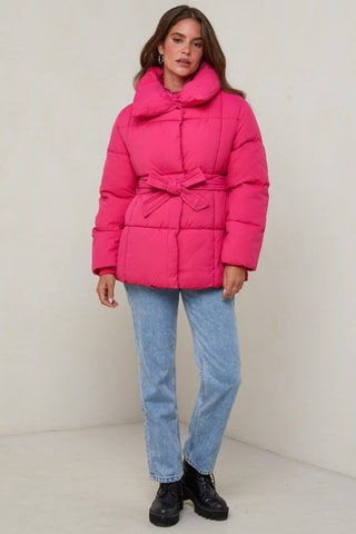 Gewatteerde Jas - Roze