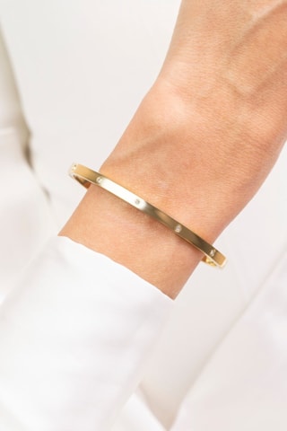 Pulseira rígida- Banhada a ouro amarelo - Emily Westwood