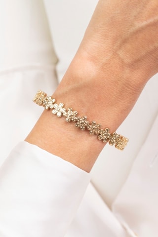 Pulseira rígida- Banhada a ouro amarelo - Emily Westwood