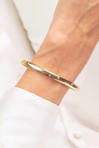 Pulseira rígida- Banhada a ouro amarelo - Emily Westwood