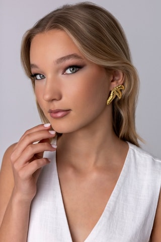 Brincos- Banhada a ouro amarelo - Emily Westwood