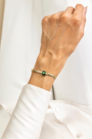 Pulseira - Dourado e verde - Marc Malone