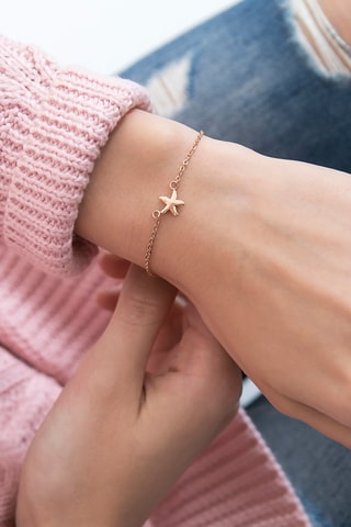 Pulseira Star - Dourado-rosa - Emily Westwood