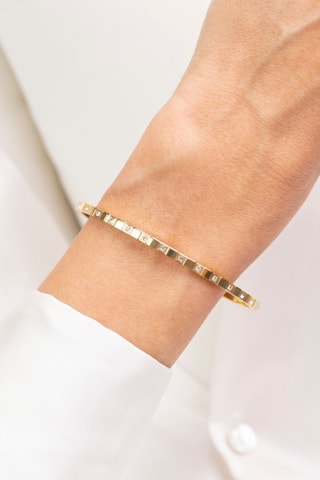 Pulseira rígida- Banhada a ouro amarelo - Emily Westwood