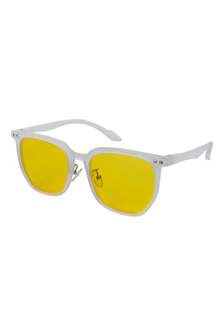 Óculos de sol mulher - Categoria 3 - Emily Westwood - Branco e amarelo