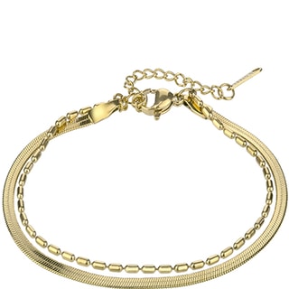 Pulseira Alessia - Aço inoxidável dourado 