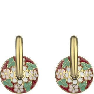 Brincos Aurelia - Aço inoxidável e enamel