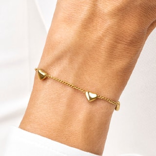 Pulseira Kate - Aço inoxidável dourado  