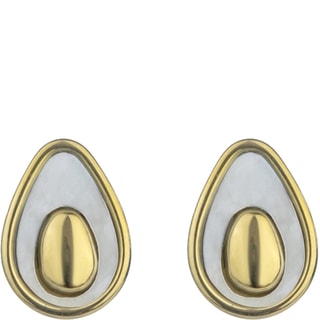 Brincos Maddison - Aço inoxidável e dourado