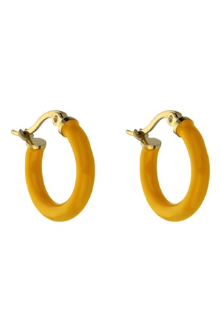 Argolas - Dourado e laranja - Marc Malone