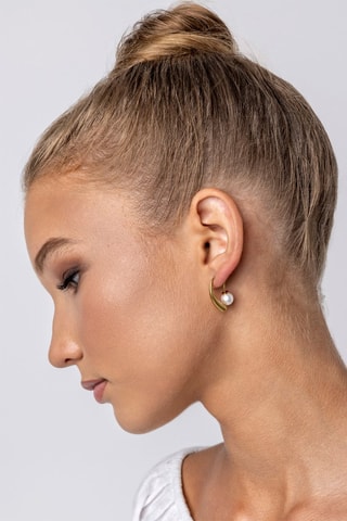 Brincos Jennifer - Banhados a ouro amarelo