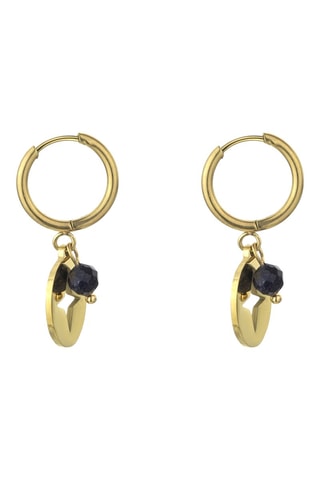 Brincos Dourado e preto - Emily Westwood