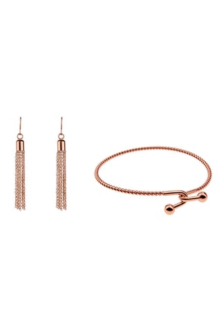 Conjunto - Dourado-rosa - Emily Westwood