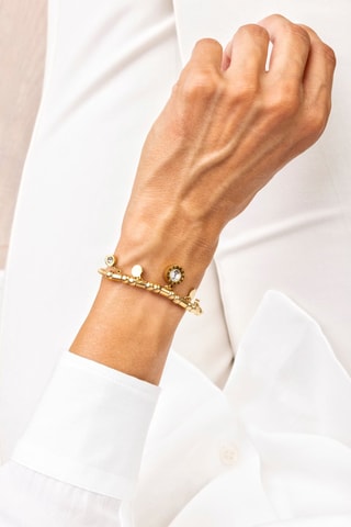 Pulseira Danielle - Banhado a ouro amarelo e zircões