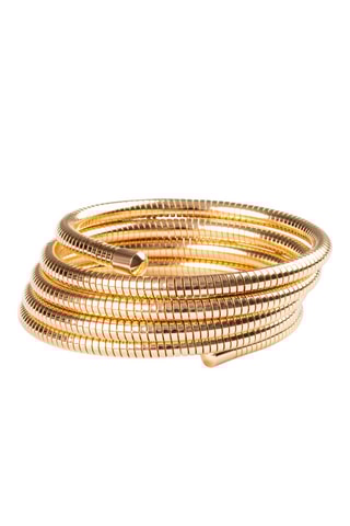 Pulseira rígida - Banhado a ouro amarelo - Marc Malone