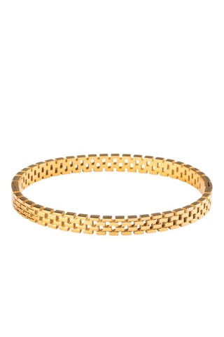 Pulseira rígida - Banhado a ouro amarelo - Marc Malone