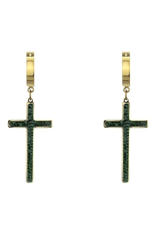 Argolas - Dourado e verde - Marc Malone