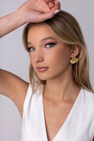 Brincos- Banhada a ouro amarelo - Emily Westwood