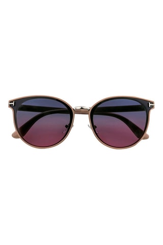 Óculos de sol polarizados mulher Alaina - UV400 - Rosa-claro - Violeta e rosa