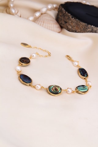 Pulseira - Pérolas de cultura e madrepérola