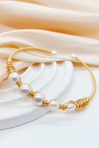 Pulseira rígida - Dourado