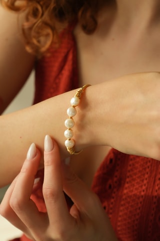 Pulseira rígida - Dourado