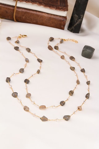 Colar comprido - Labradorites