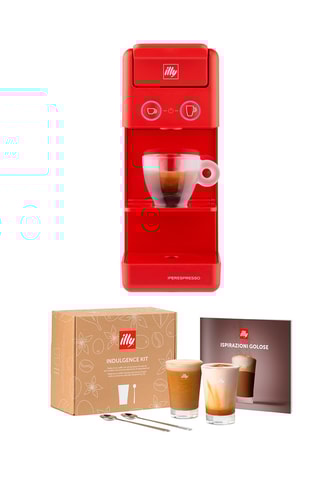 Cafetière à dosette Y3.3 et Kit Indulgence