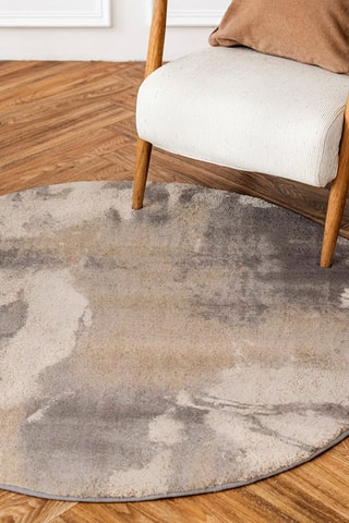 Tapis d'intérieur Azélie Vert - Gris - 90 x 90 cm